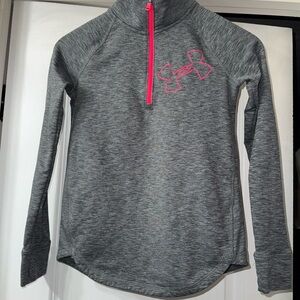 Under Armour Girls Quarter Zip Pullover